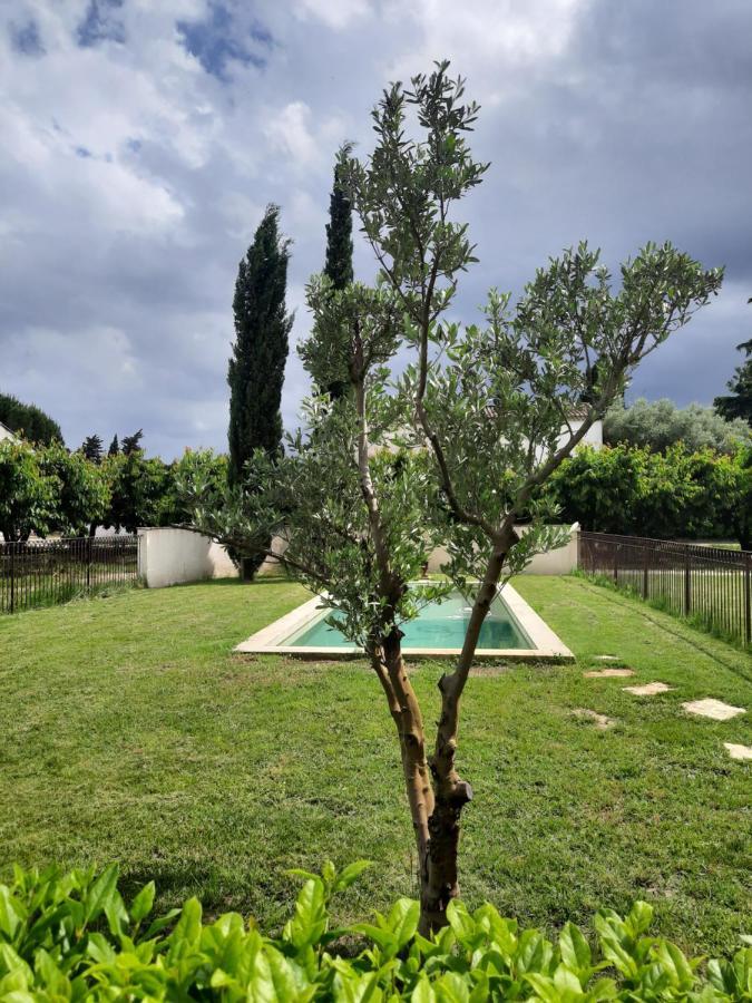 La Villa l Orangerie Vallabregues Bagian luar foto